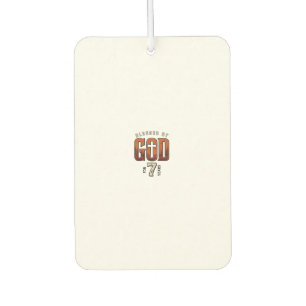 Blessed By God 7 Years Vintage Christian Shirt Air Freshener