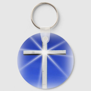 Blessed by God Keychain
