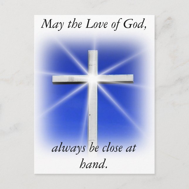 Blessed by God Postcard (Front)