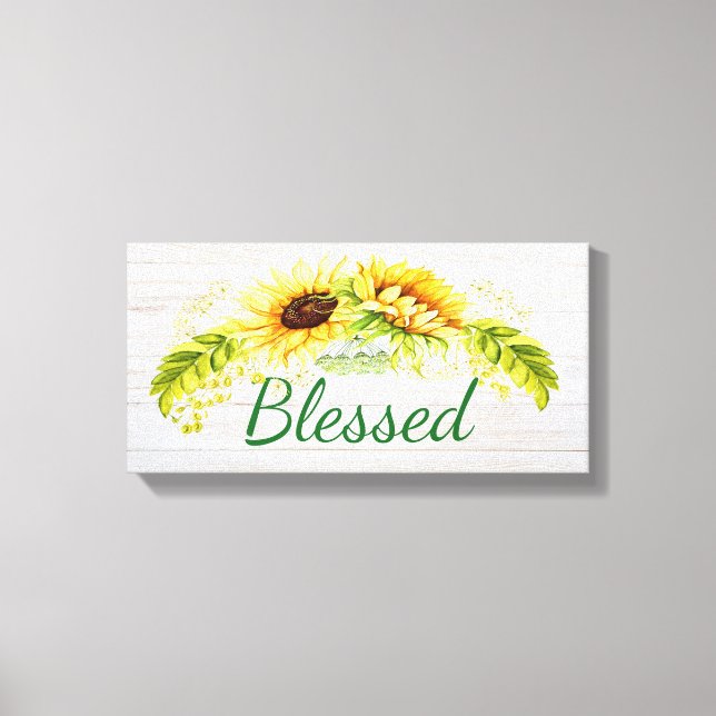 Blessed Canvas Print (Front)