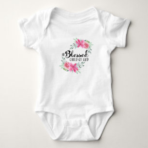 Blessed child of God Baby Bodysuit
