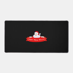 Blessed Christmas  Santa Christmas Desk Mat