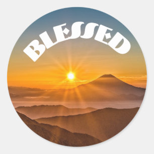 Blessed Classic Round Sticker