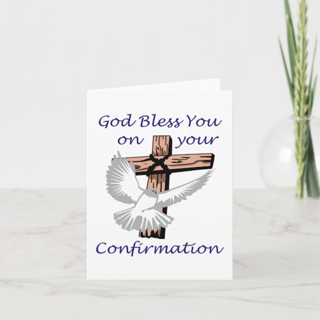 Blessed Confirmation Card (Front)