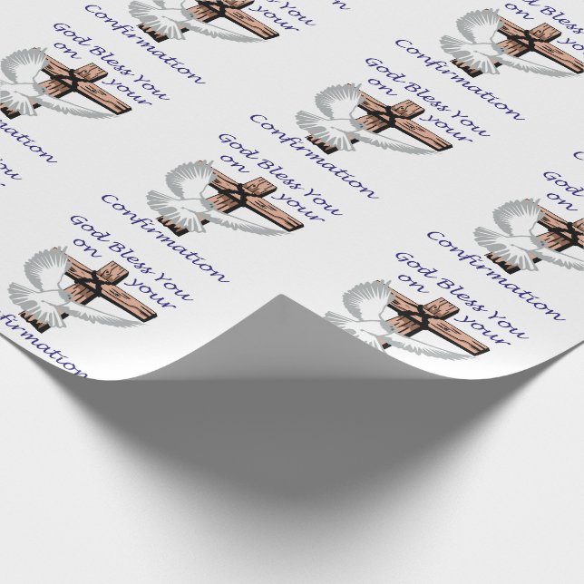 Blessed Confirmation Wrapping Paper (Corner)