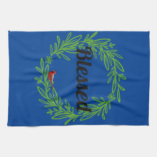 Blessed custom kitchen towel