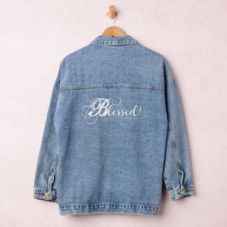 Blessed Denim Jacket (White)