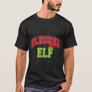 Blessed Elf Christmas Family Matching Group Xmas  T-Shirt