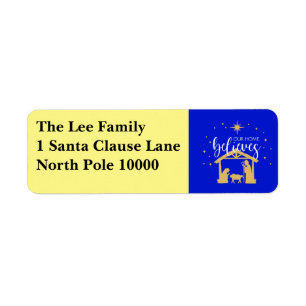 Blessed First Home Christmas Nativity Scene