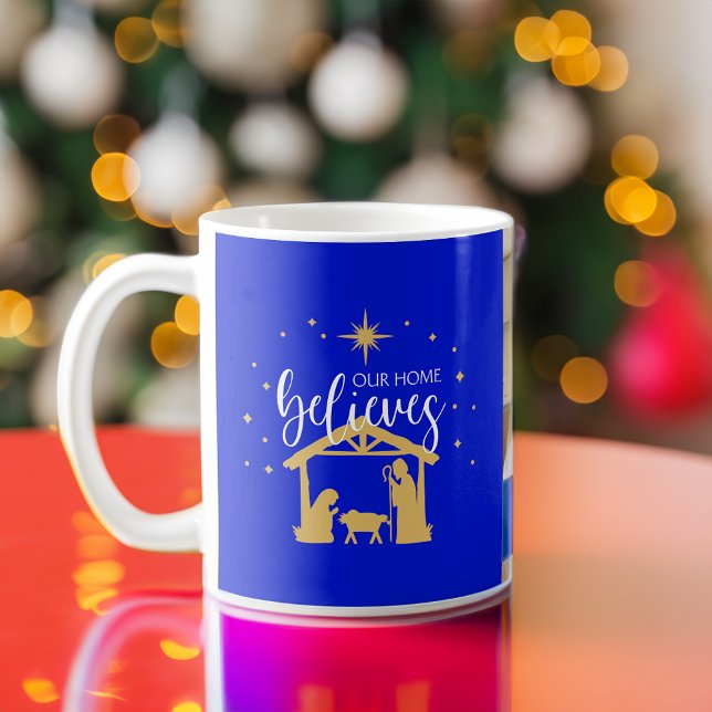 Blessed First Home Christmas Nativity Scene Coffee Mug (Creator Uploaded)