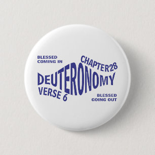 Blessed Going&Coming Eng 2 Inch Round Button