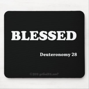 Blessed gotGod316.com Scripture Mouse Pad