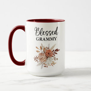 Blessed Grammy Fall Floral Mug
