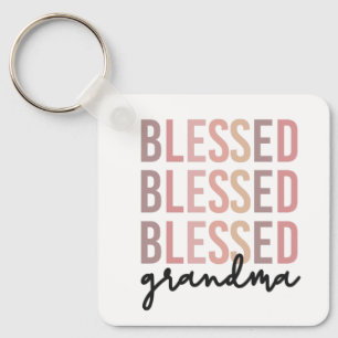 Blessed Grandma   Gifts for Grandma Keychain