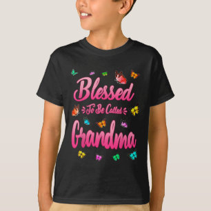 Blessed Grandma Shirt For Women Cute Mothers Day G