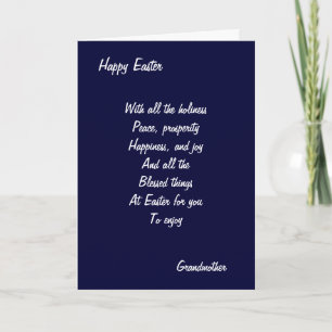 Blessed grandmother easter cards