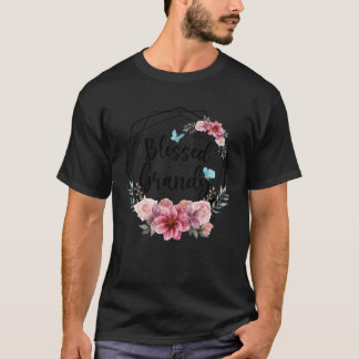 Blessed Grandy with Floral Mother s Day 2023 T-Shirt