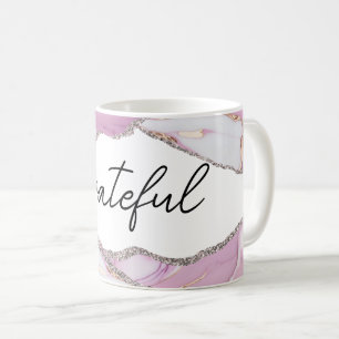 Blessed Grateful Thank You Gifts for Mom Dad Coffee Mug