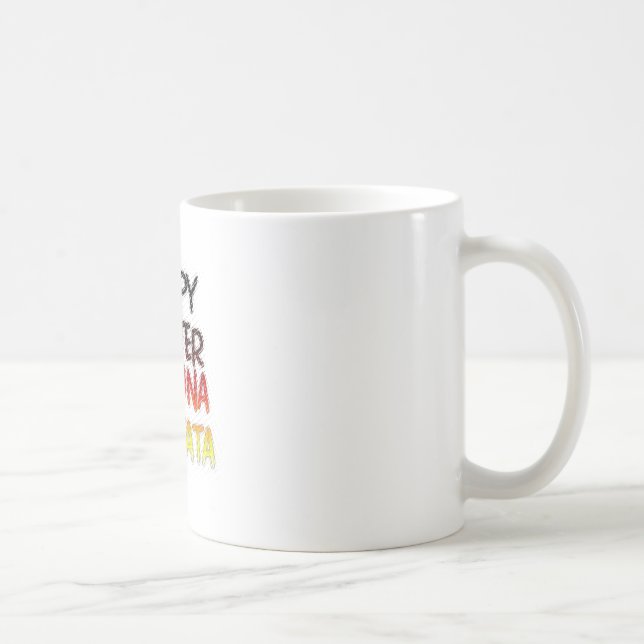 Blessed Happy Easter Hakuna Matata Holiday Season Coffee Mug (Right)