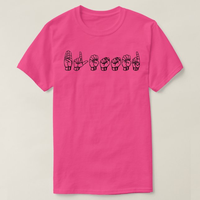 Blessed in ASL T-Shirt (Design Front)