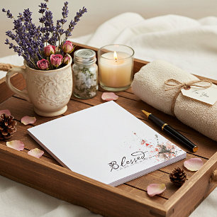 Blessed is he notepad