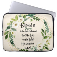 Blessed Is She Who Believed Name Christian