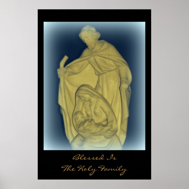 blessed is the holy family poster (Front)