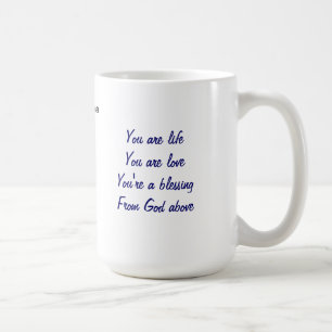 blessed life at easter coffee mugs