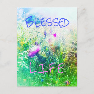 BLESSED LIFE VERDE POSTCARD