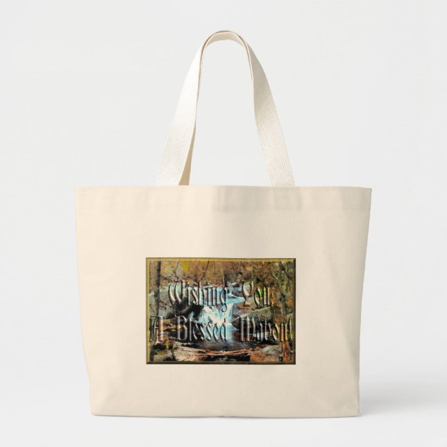 Blessed Mabon Large Tote Bag (Front)