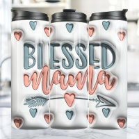 Blessed Mama 3D Inflated Puff
