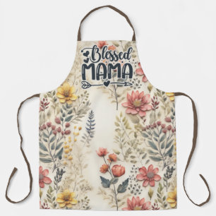Blessed Mama All Over Print Apron