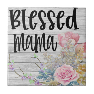 Blessed Mama  Tile