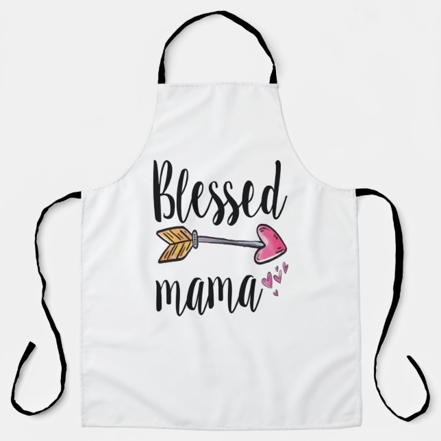 Blessed Mama with Arrow Apron (Front)