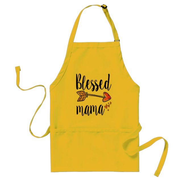 Blessed Mama with Arrow Standard Apron (Front)