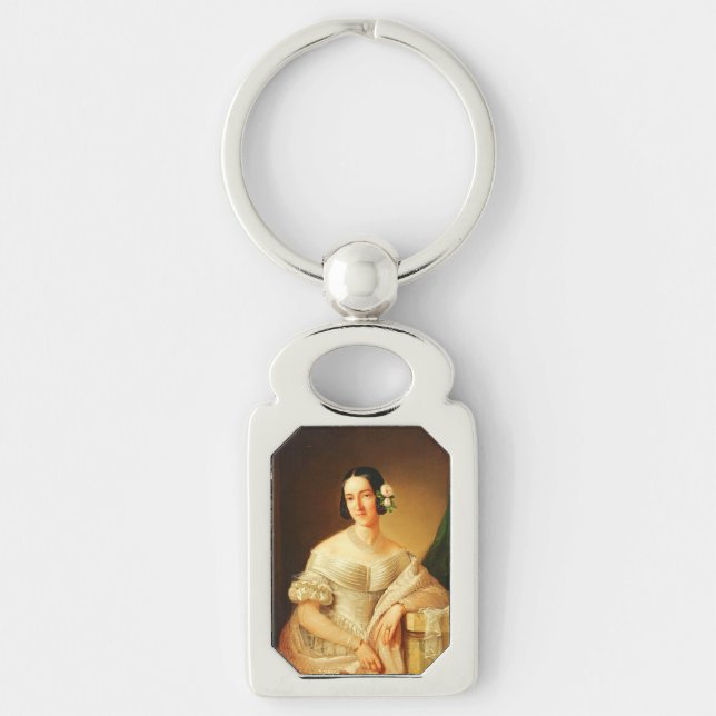 Blessed Maria Cristina of Savoy Keychain (Front)