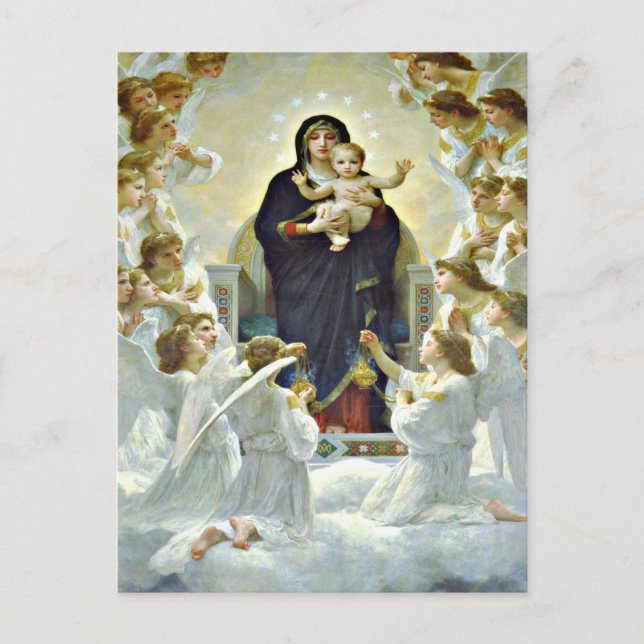 Blessed Mary and Jesus postcard (Front)
