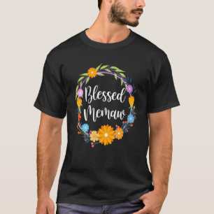 Blessed Memaw Shirt Grandma Mothers Day Thanksgivi