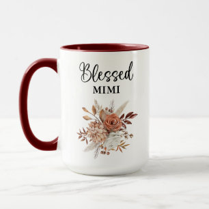 Blessed Mimi Fall Floral Mug