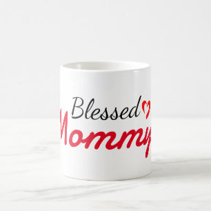 Blessed mom mama mother mommy, personalize coffee mug