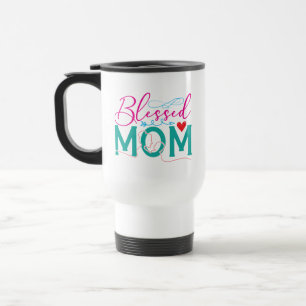 Blessed Mom Mother's Day Design-94972 Travel Mug