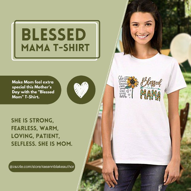 "Blessed Mom" Mother's Day T-Shirt (Creator Uploaded)