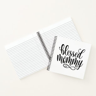 Blessed Mommy Mother's Day Quote   Notebook