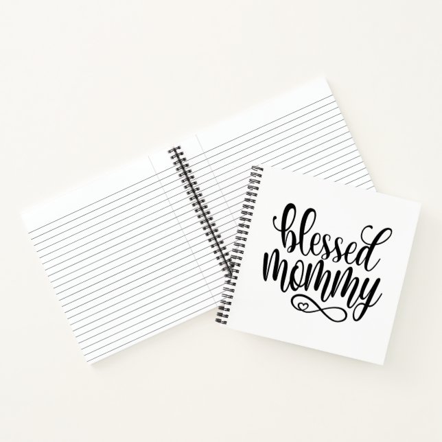 Blessed Mommy Mother's Day Quote | Notebook (Inside)