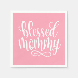 Blessed Mommy Mother's Day Quote   Paper Napkin