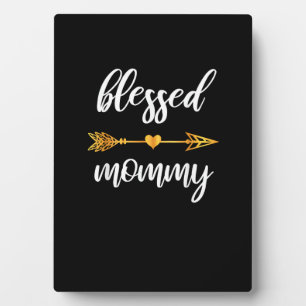 Blessed Mommy Shirt Mom Women Family Matching Than Plaque