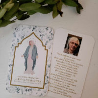 Blessed Mother Catholic Francis Prayer Card