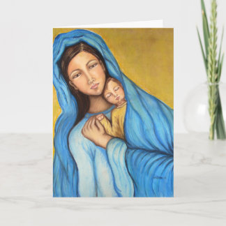 Blessed Mother Holiday Card
