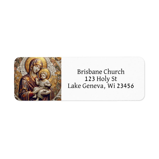 Blessed Mother Mary and Baby Jesus | Christmas (Front)