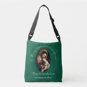 Blessed Mother Personalized Crossbody Bag